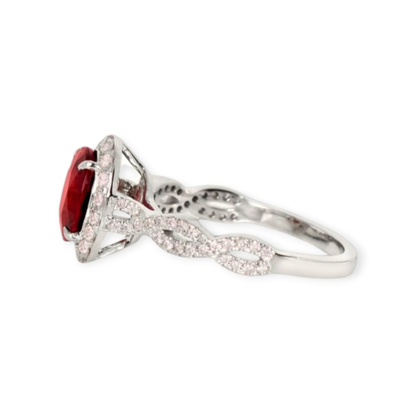 Anelli: Spinel-Ring 14k Weissgold 1,55ct – Nuovo e nell'imballaggio originale da Illnau venduto da Juwelier_Mahler_GmbH 2