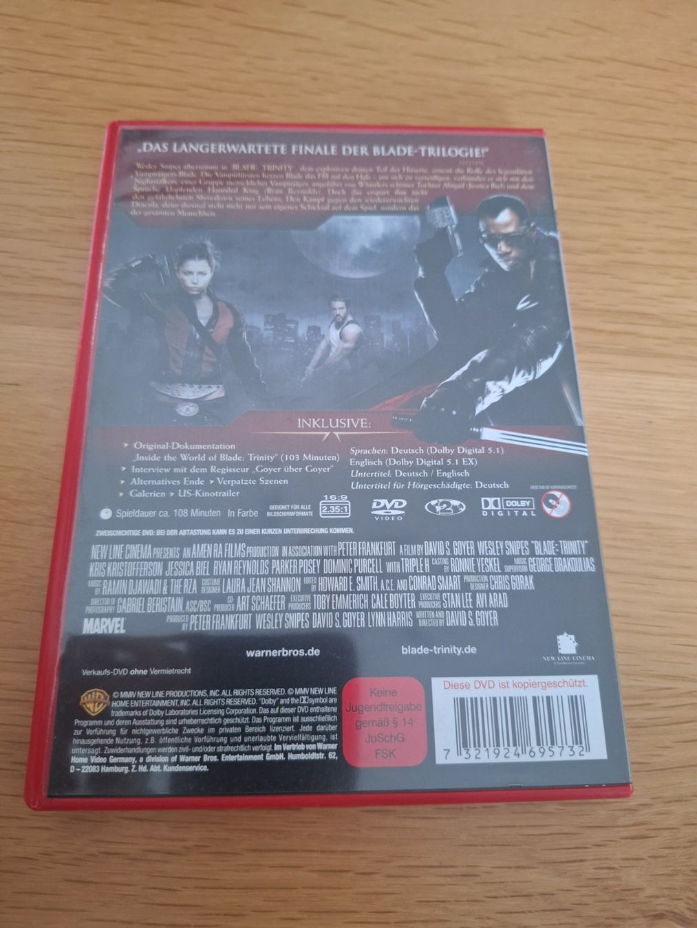 Alle DVDs: Dvd Blade – Gebraucht aus Wanzwil von chlinih93 1