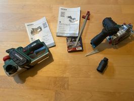 Parkside Hobel und Handkreissäge Akku 12 V