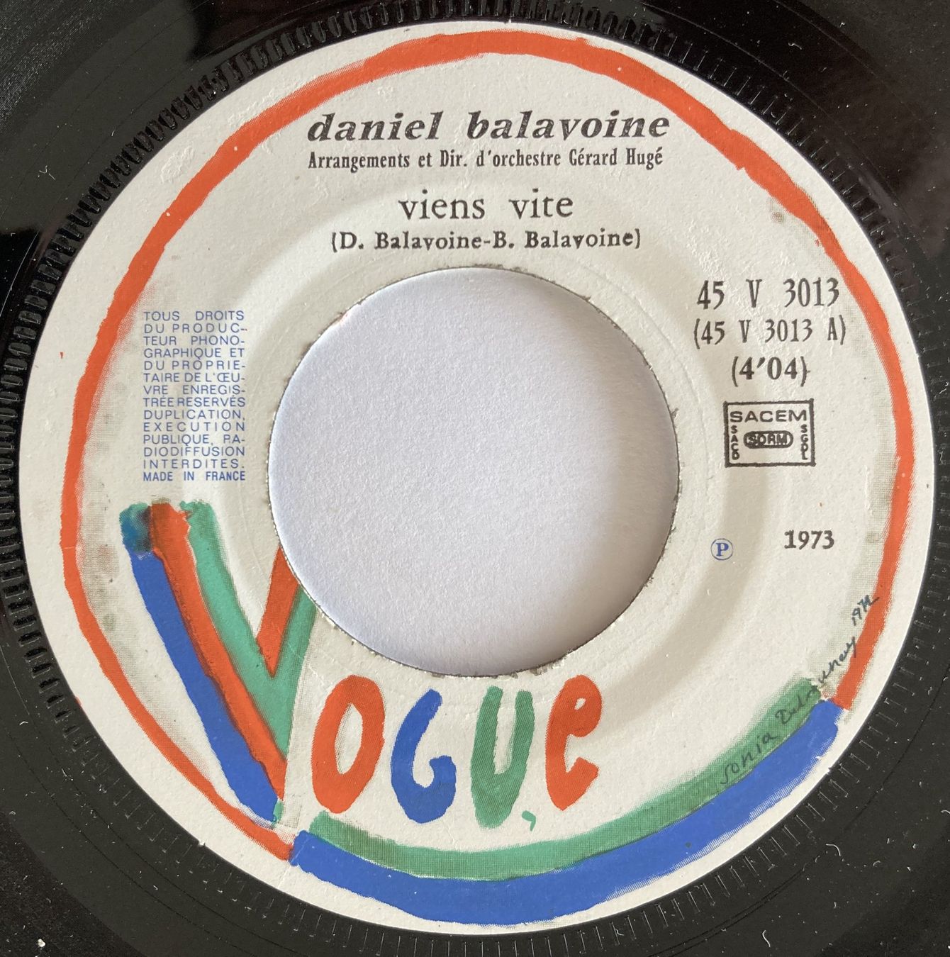 Dischi in vinile: DANIEL BALAVOINE - VIENS VITE – Usato da Bottens venduto da hotter-than-hell 2