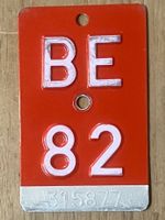 BE 82 - VELONUMMER - FAHRRADSCHILD - PLAQUE DE VELO - BE 82