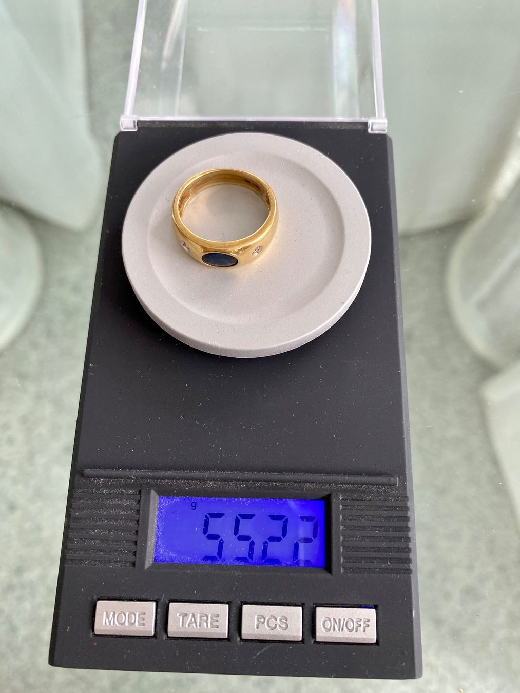 Ringe: Goldring mit Saphir & Diamanten – Gebraucht aus Eschenbach SG von Lady020 5