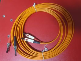 LWL-Patchkabel Glasfaserkabel SC-ST SC - ST Duplex, 4 m 4m