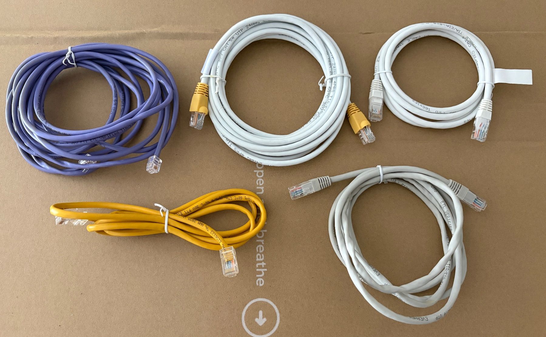 Cavi: Netzwerkkabel Ethernetkabel Patchkabel 6er Set – Nuovo (secondo la descrizione) da Zürich venduto da Kloeschen78