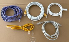 Netzwerkkabel Ethernetkabel Patchkabel 6er Set