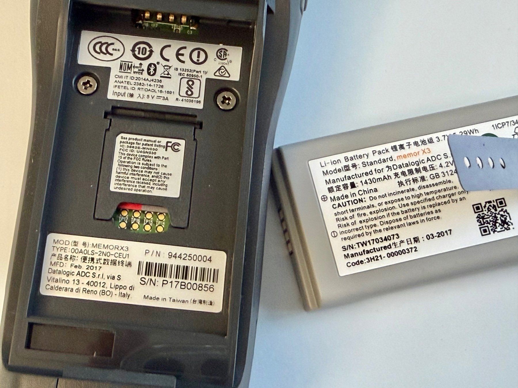 Scanner: Datalogic Memor X3 / Barcode Scanner – Gebraucht aus Einigen von Medicom-Pharma 4