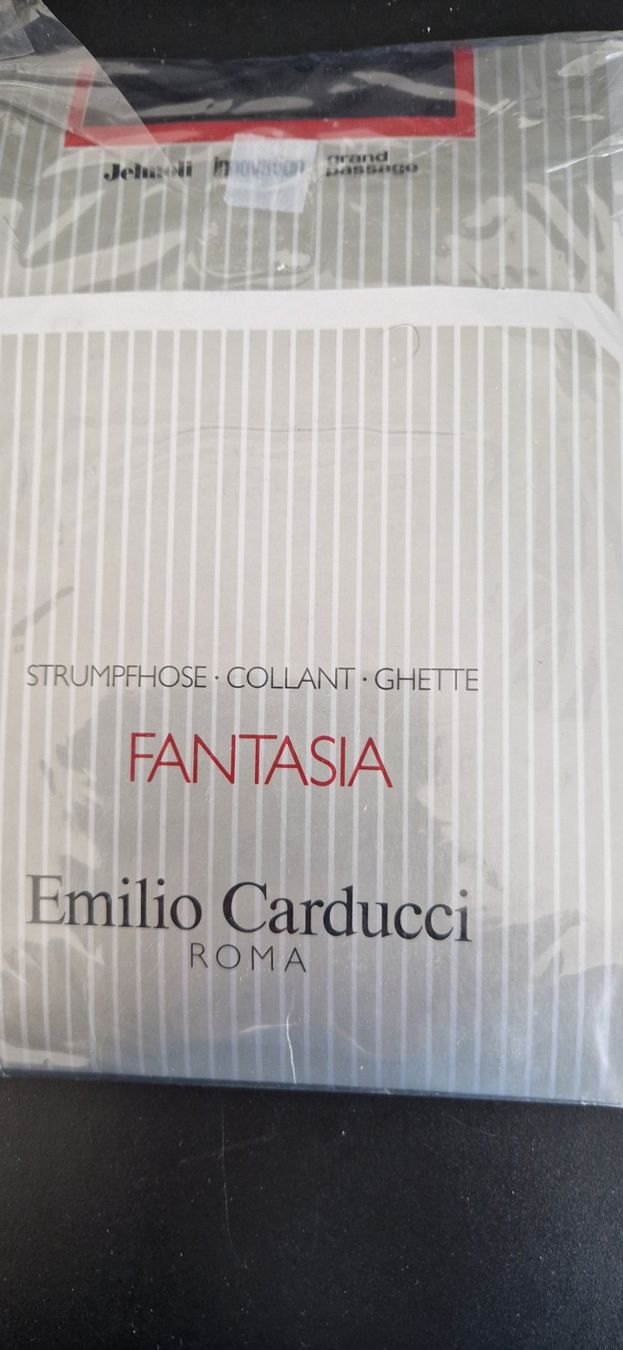 Calze & Collant: Strumpfhose Emilio Carducci, Roma - schwarz – Nuovo e nell'imballaggio originale da Wallisellen venduto da Warumnich0 1