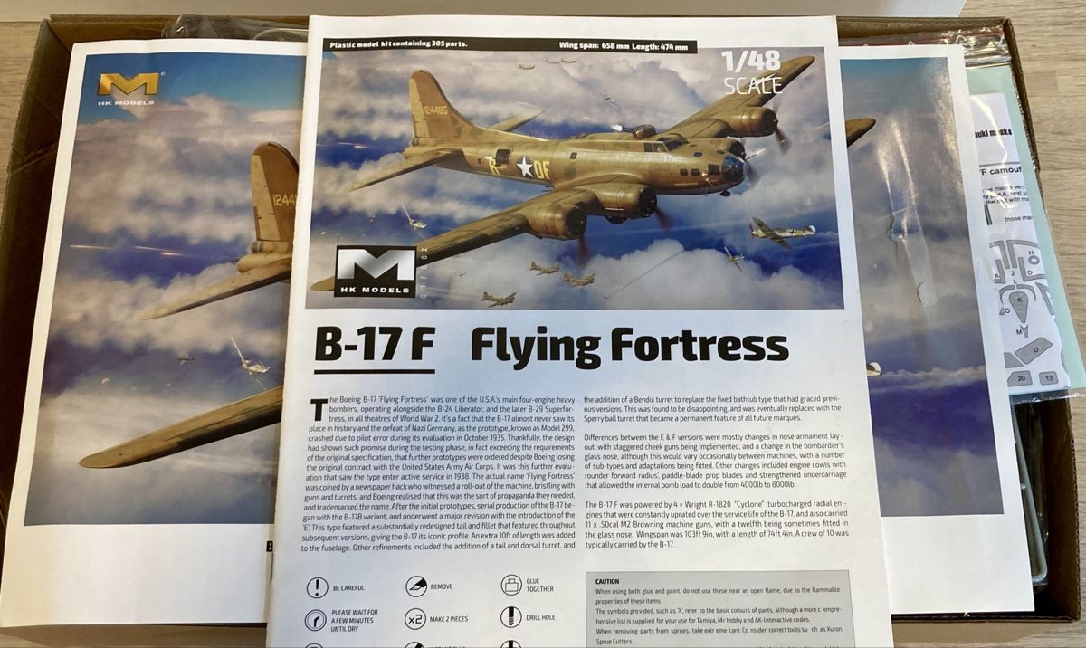 Kit di modellismo & Modellini statici: 1/48 HK Models B-17F Flying Fortress – Nuovo (secondo la descrizione) da Muttenz venduto da TamiyaFanboy79 2