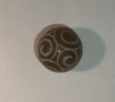 Antik Jade perle NOS