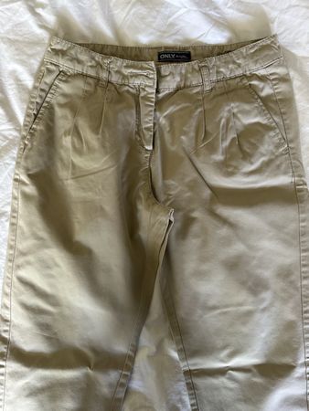 Only Beige Trousers, Size W34 L32