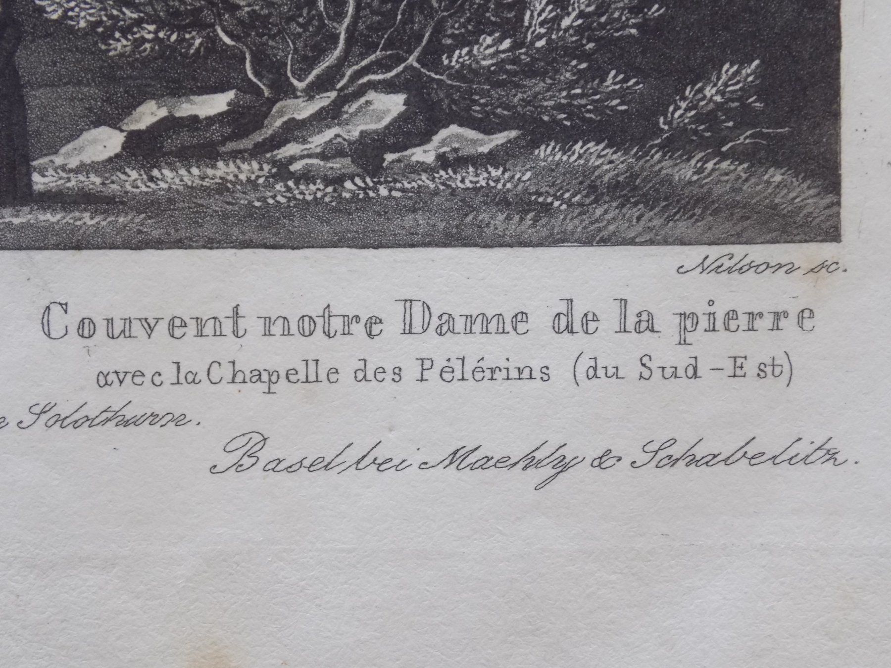 Gravures: Mariastein Kloster von Süd-Osten – D'occasion à Risch par Rischli15 3