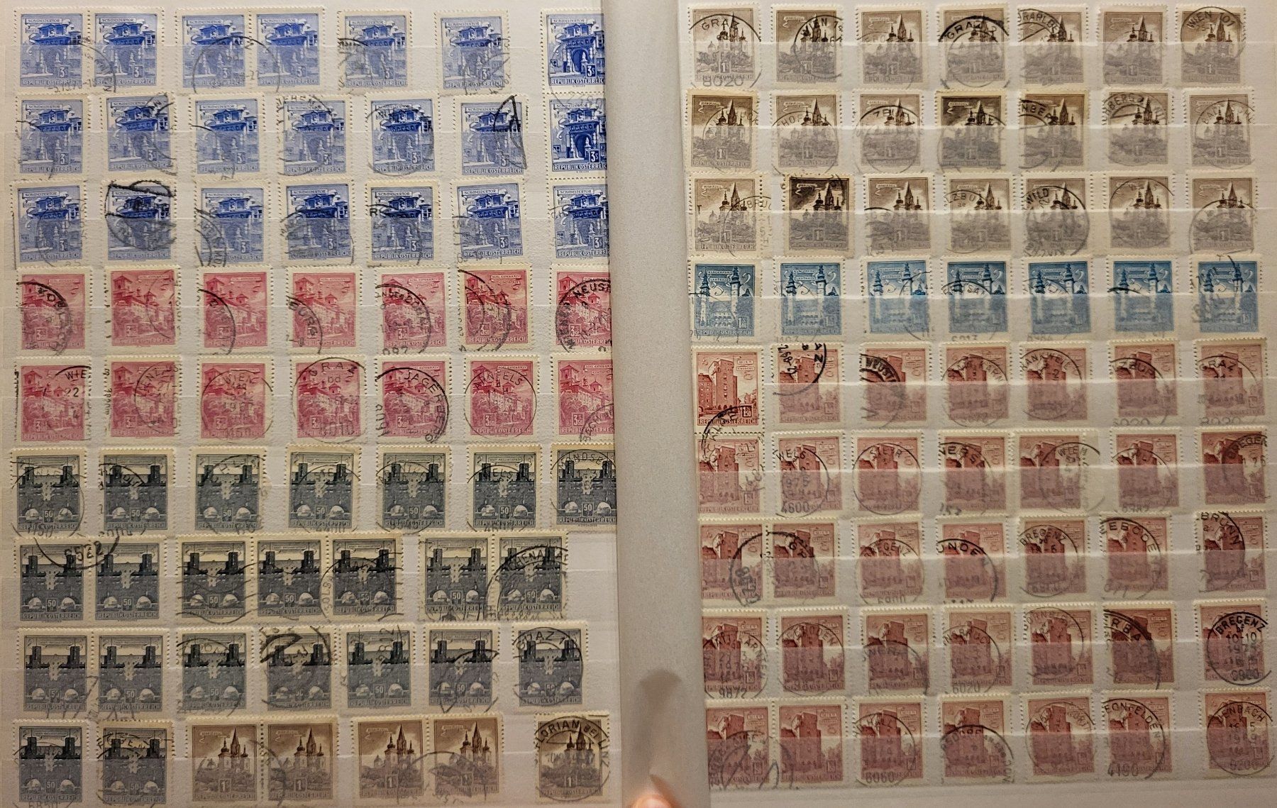 Tutti i francobolli: 2 volle Alben Österreich ab ca. 1908 – Usato da Fraubrunnen venduto da Lukasl2727 3