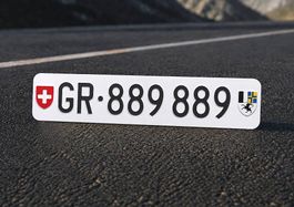 GR Autonummer/Kontrollschild