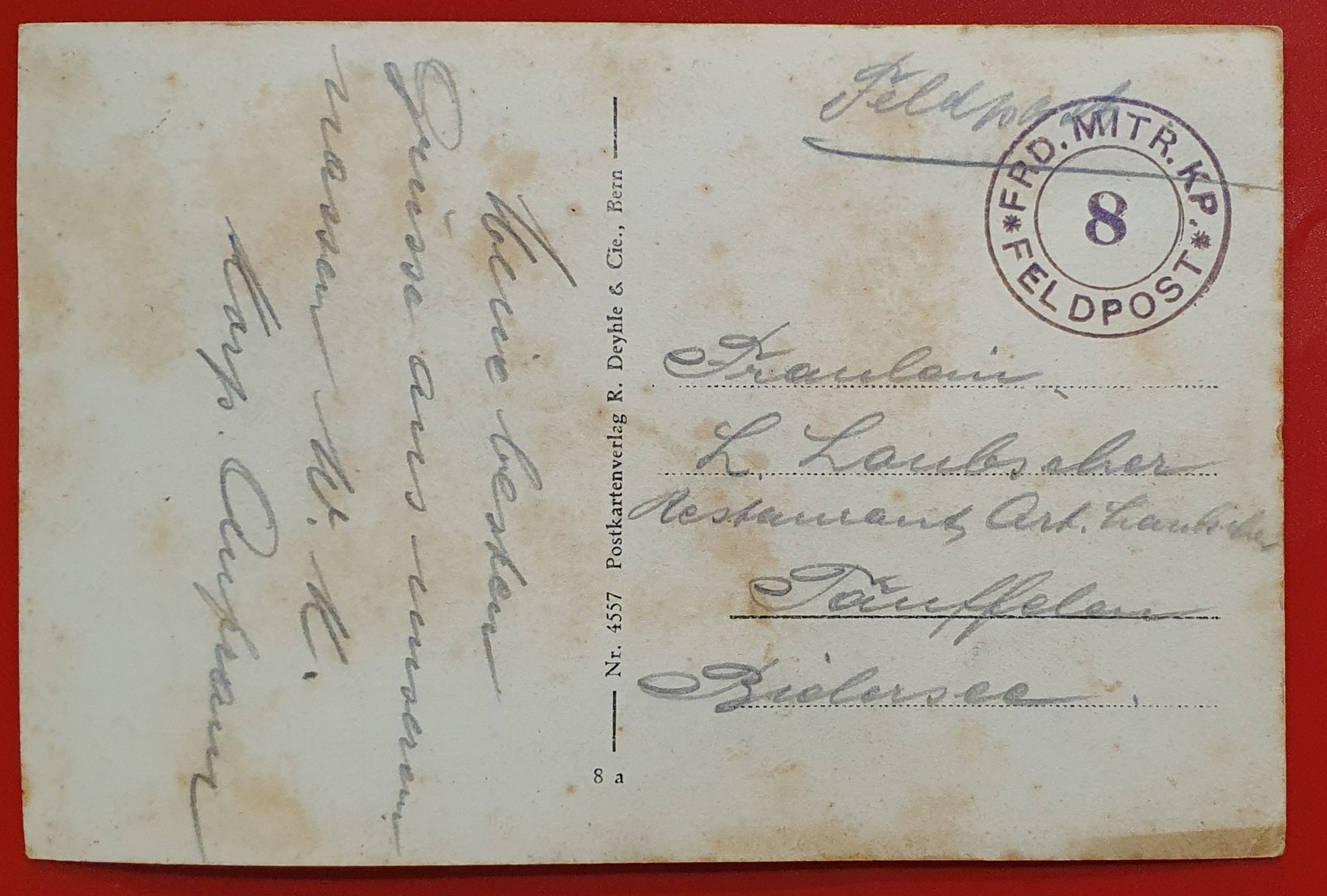 Cartoline postali: Moosseedorf - Kirche – Usato da Kreuzlingen venduto da Rschweiz1 1