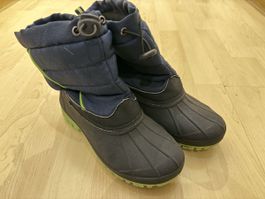 Kinder Winterstiefel / Schneestiefel Gr. 37 – Blau/Grün