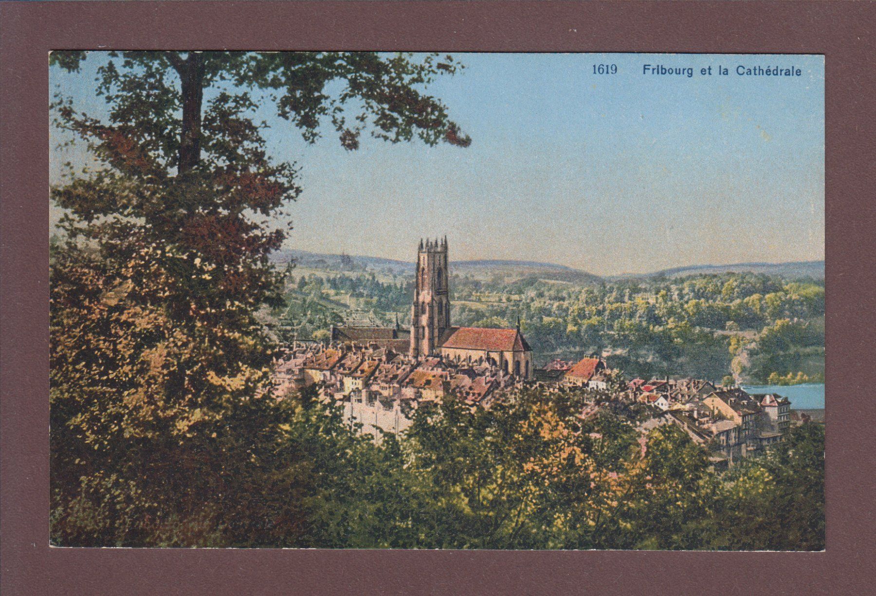 Cartoline postali: FRIBOURG - Cathédrale – Usato da Pully venduto da nicecards