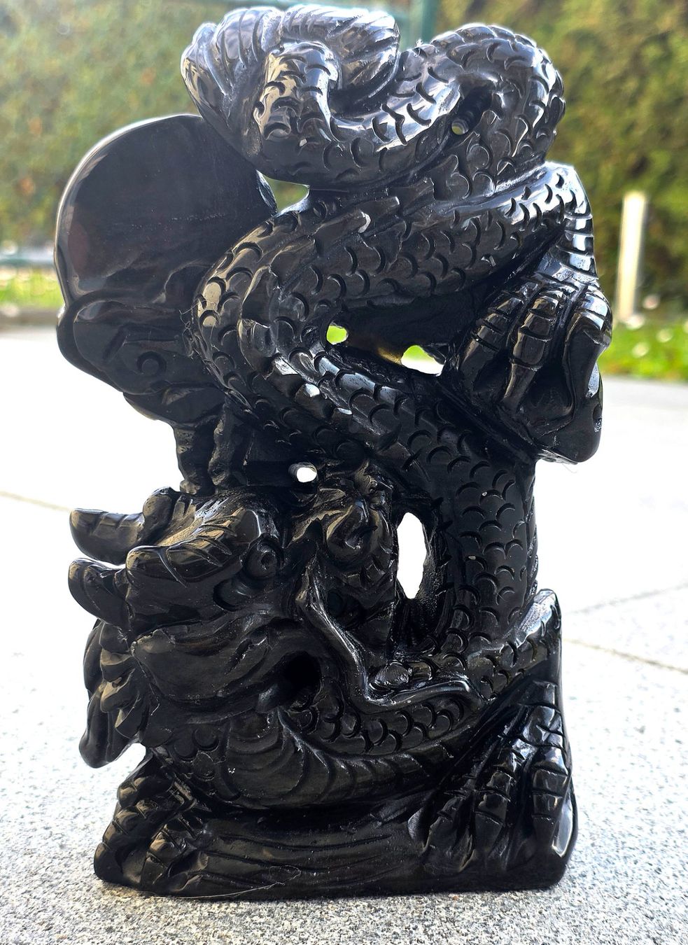 Mineralien & Heilsteine: Gold Obsidian chinesischer Drache 1.2kg – Neu und originalverpackt aus Matzingen von Shay_Crystalz