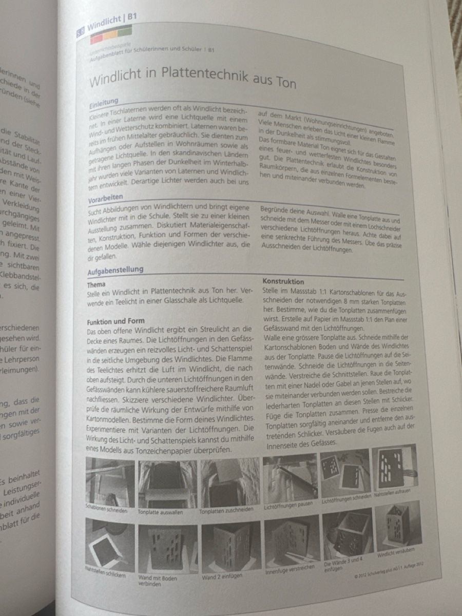 Livres: Handlungskompetenz Technisches und Textiles Gestalten Buch – Neuf (Voir description) à Bern par Ibizaflow 6