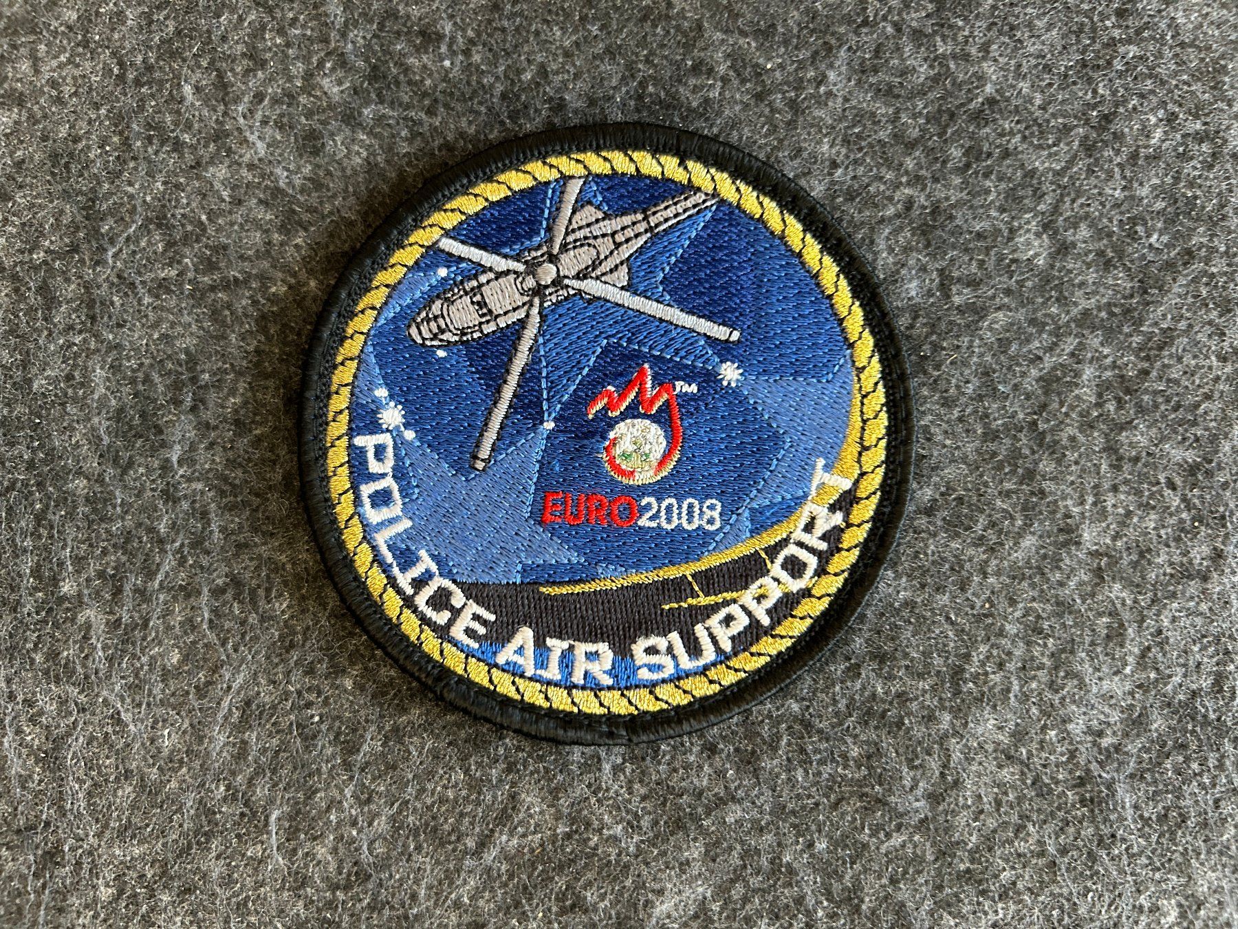 Placchette & Badge: Patch, Police Air Support EURO2008 – Usato da Berikon venduto da DGC-1995