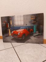 Altes Auto Werkstat Blechschild Goodyear, Esso,CobilMotorOil