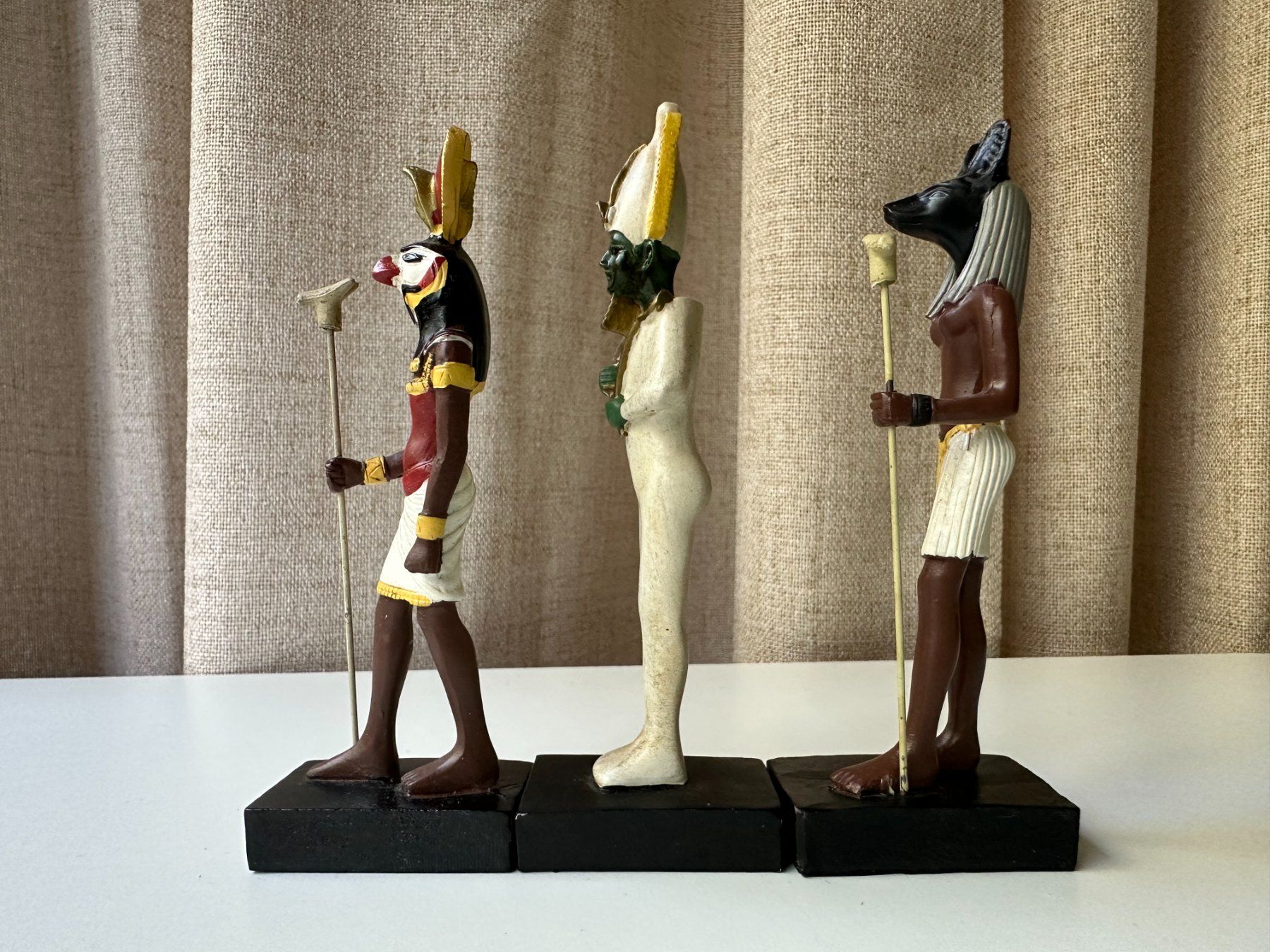 Statuette: Statuettes Ra, Osiris et Anubis - édition Hachette – Usato da Genève venduto da Reveur 3