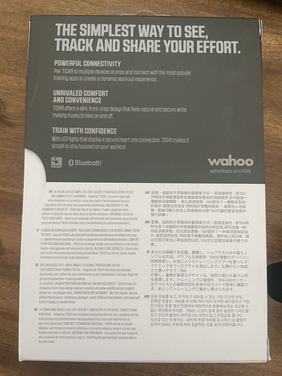 Pièces détachées: Wahoo Pulsgurt Tickr – D'occasion à uster par gabrielzh 2
