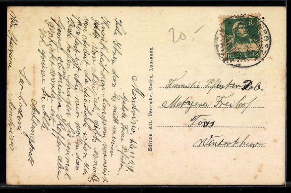 Cartoline postali: Mendrisio, Veduta panoramica della citt – Usato da Berlin venduto da bartko-reher 1