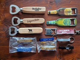 Bier Flaschenöffner verschiedene Brauereien