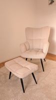 Sessel / Stuhl mit Fusshocker "Neu"