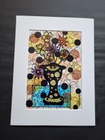 EDGAR BALTENSPERGER ORIGINAL ACRYL BILD AUF KARTON SIGNIERT
