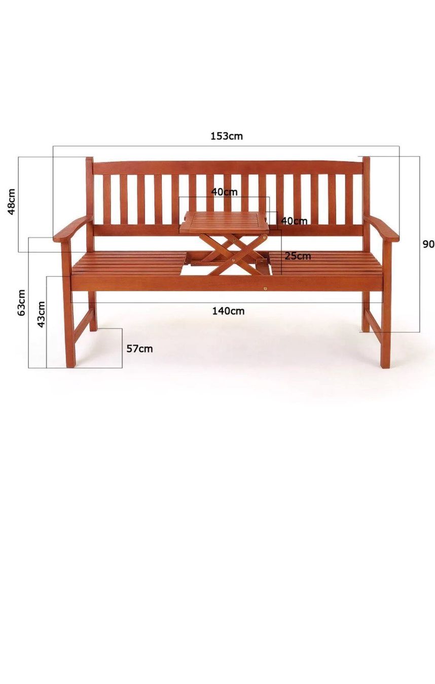 Panchine: +Gartenbank Picknick mit Tisch – Nuovo e nell'imballaggio originale da Amriswil venduto da JaJa-Express 7