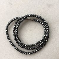 Glitzernde Hämatit Kette