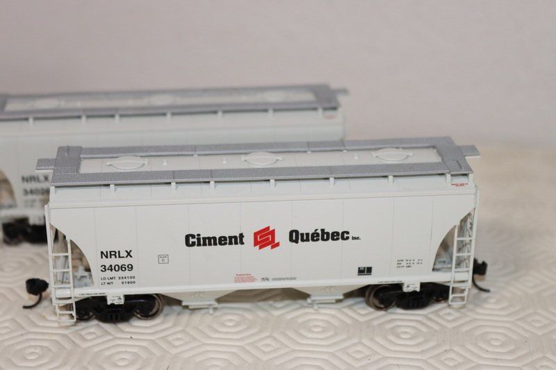 Modellini di ferrovie: 6 Ciment Québec Wagen ( 593 ) – Usato da Kerzers venduto da Winu64 5