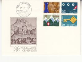 Sonderstempel S. 678 1000 Jahre Oensingen