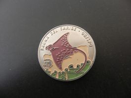 Münzbrief Kuba 1 Peso 1994 - Fauna Del Caribe Obispo