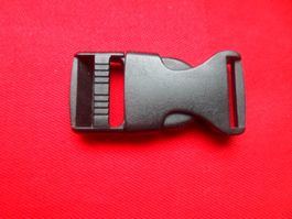 Steckschnalle, Schnell-, Blitzverschluss schwarz 20 mm s