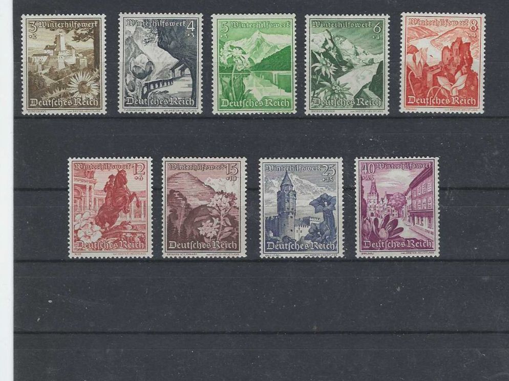 Tutti i francobolli: DEUTSCHES REICH 1938 ** WINTERHILFE – Nuovo (secondo la descrizione) da Dintikon venduto da bonita099