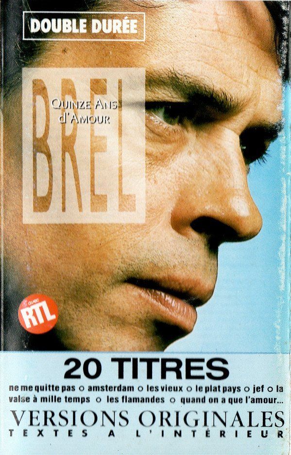 Kompaktkassetten: CASSETTE JACQUES BREL - CHANSONS - CASSETTE DOUBLE durée ! – Gebraucht aus PORRENTRTUY von RABAIS_SPORT
