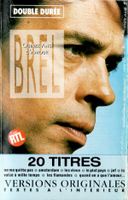 CASSETTE JACQUES BREL - CHANSONS - CASSETTE DOUBLE durée !