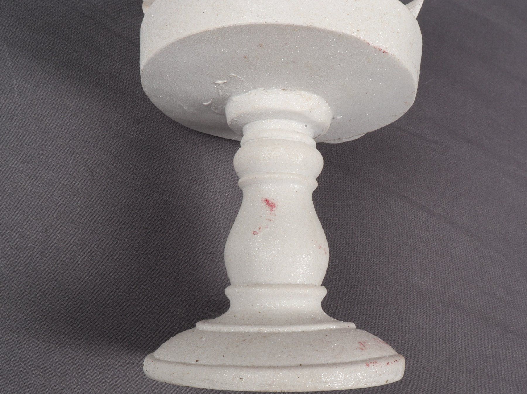 Portacandele: Hirsch Kerzenhalter Weiss mit Glitzer – Usato da Steinen venduto da Restwert_Steinen 7