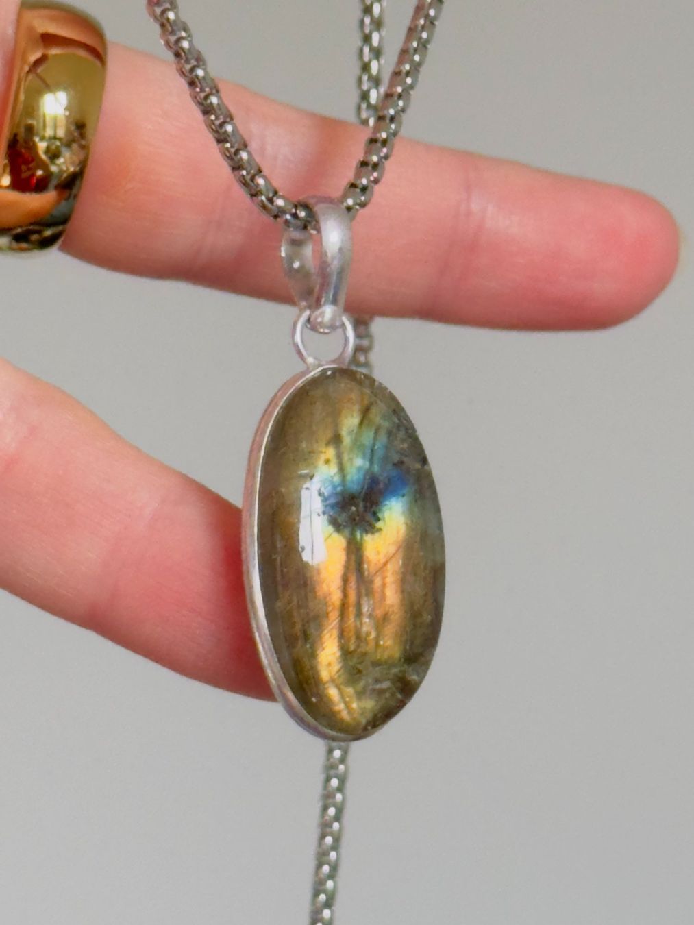 Catenine: Labradorite necklace – Nuovo e nell'imballaggio originale da Genève venduto da AGBERG 7