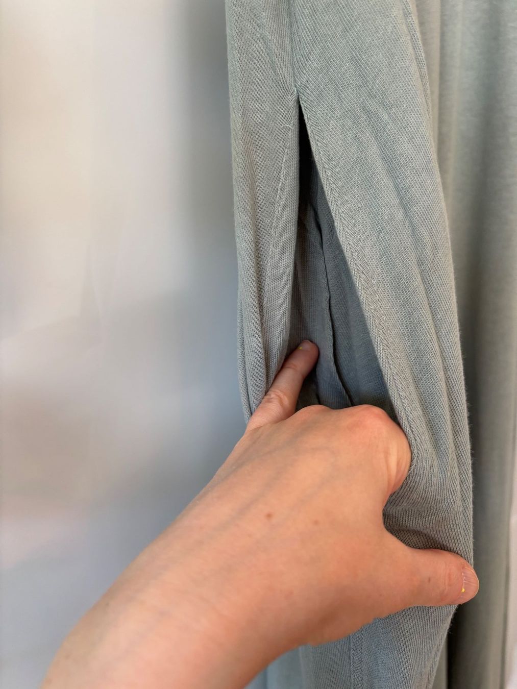 Vestiti: Langes taubengraues Kleid – Usato da Zürich venduto da missmodernage 4