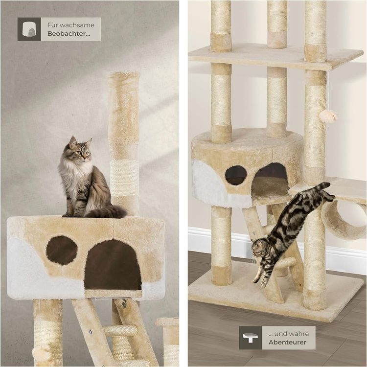 günstig kratzbaum kaufen Kerbl Kratzbaum Dolomit Tower Beige main image 1