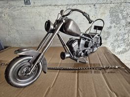 Motorrad Dekoration / Weinhalterung