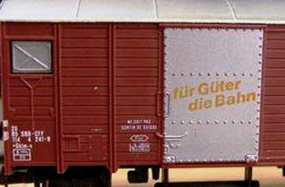 Lima Modelleisenbahnen: Lima H0 3546: SBB Typ Gklm 'Für Güter die Bahn', UIC, DC – Neu und originalverpackt aus Brüttisellen von Rentner44zh 3