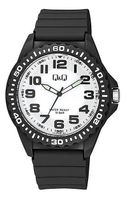 🇯🇵 ®Q&Q Citizen Herrenuhr Schwarz 43mm Quartz 10ATM NEU