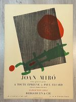 Plakat Joan Miro 1958 A toute Epreuve Berggruen Galerie