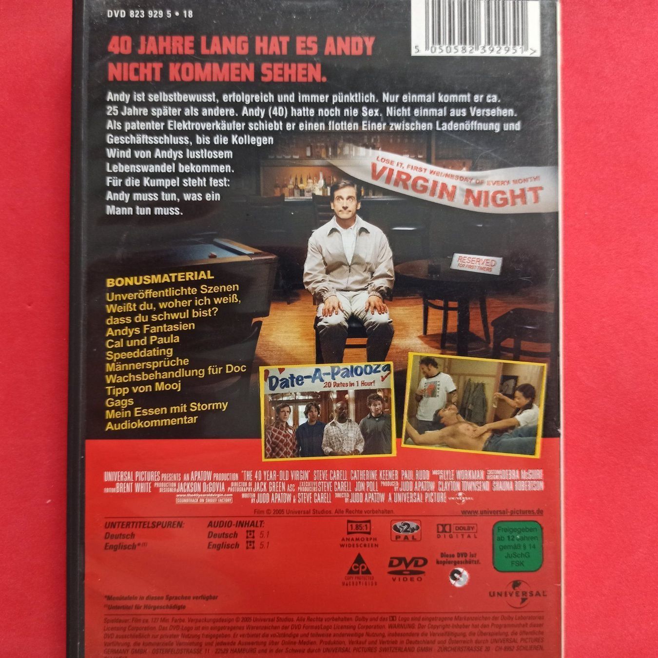 Tutti i DVDs: Jungfrau (40), männlich, sucht ... – Usato da Dübendorf venduto da kb86_MOVIE 1