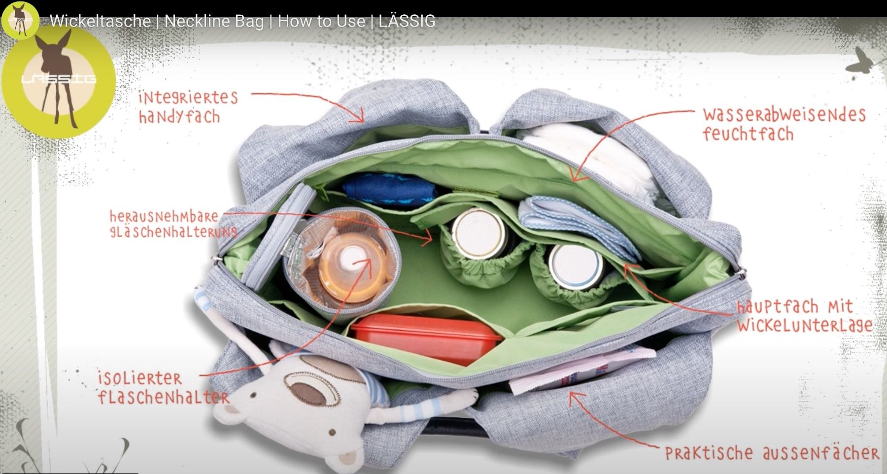 Lässig Kindertaschen: Praktische Wickeltasche – Gebraucht aus Weesen von marbaert 9
