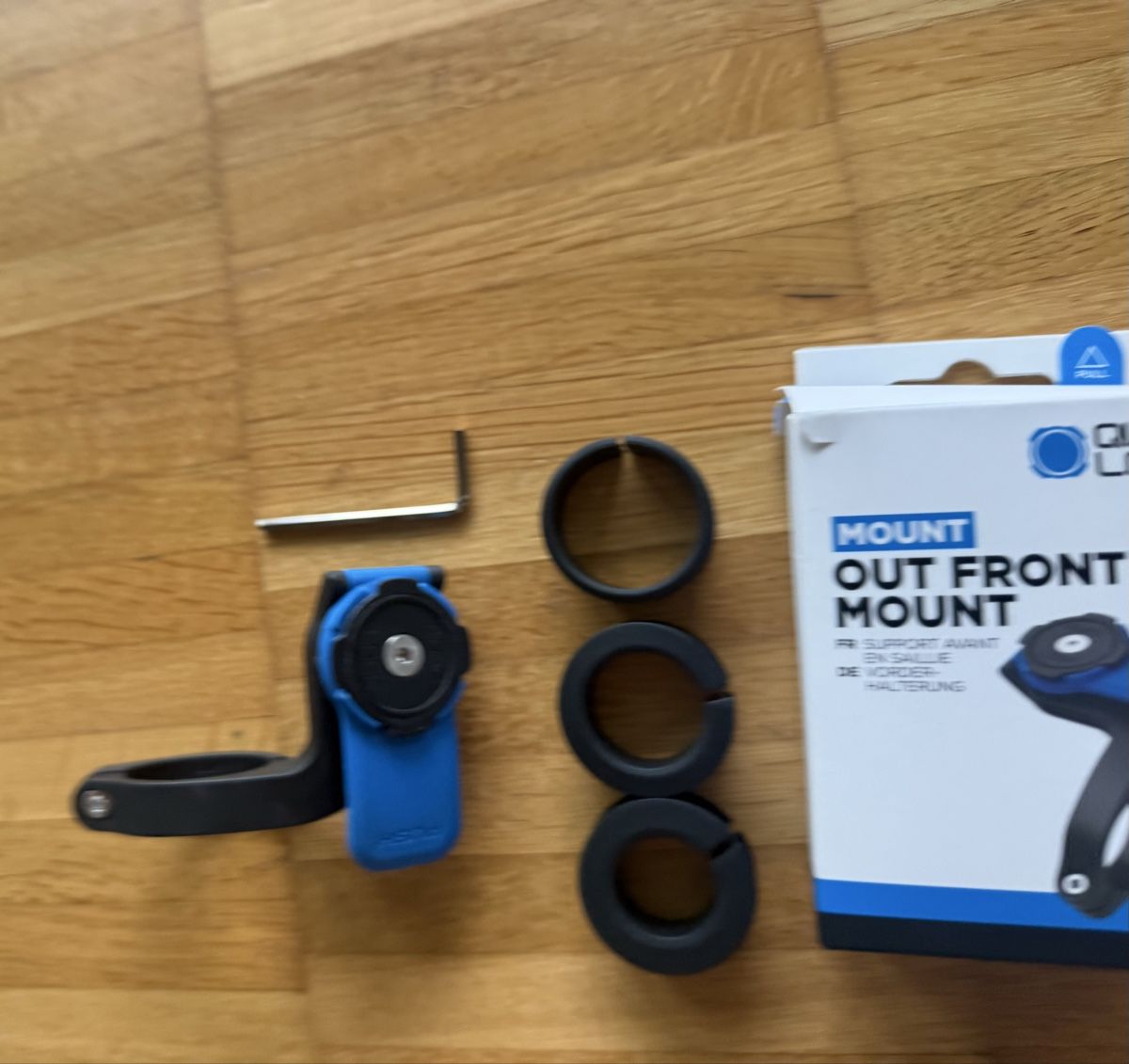 Quad Lock Cover & Protezioni schermo: Quad Lock Out Front Mount Lenkerhalterung Fahrrad – Usato da Zug venduto da tami12 2